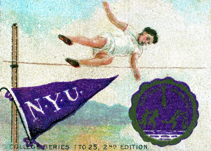 Framed Print : New York University, Murad Cigarettes, tobacco card, 1910 Framed Print : New York University, Murad Cigarettes, tobacco card, 1910