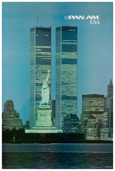 Framed Print : New York And USA Travel Poster Framed Print : New York And USA Travel Poster