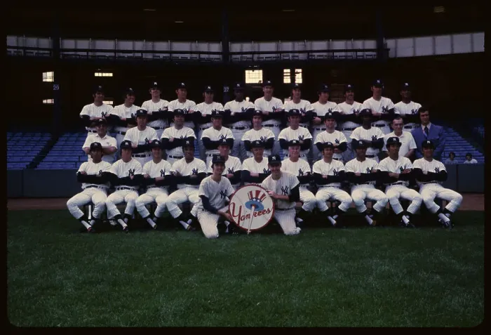 Framed Print : New York Yankee Team Framed Print : New York Yankee Team