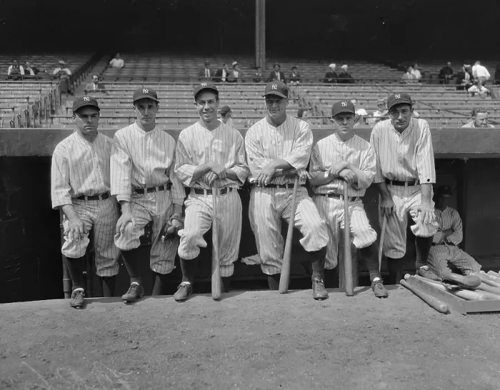 Framed Print : New York Yankees Baseball Stars Framed Print : New York Yankees Baseball Stars
