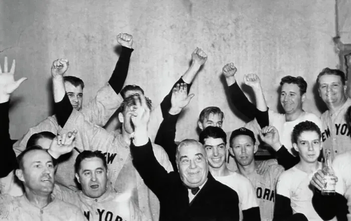 Framed Print : New York Yankees Celebrate Against Giants Framed Print : New York Yankees Celebrate Against Giants
