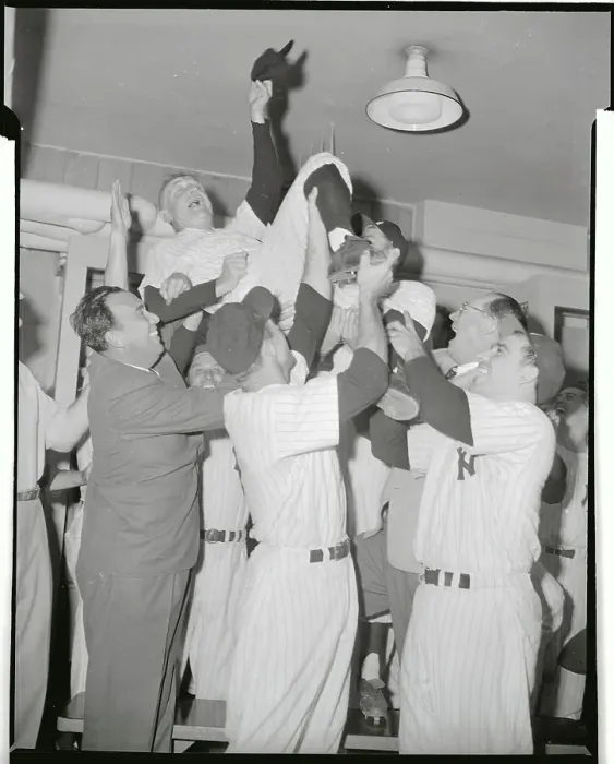 Framed Print : New York Yankees Lifting Casey Stengel Framed Print : New York Yankees Lifting Casey Stengel