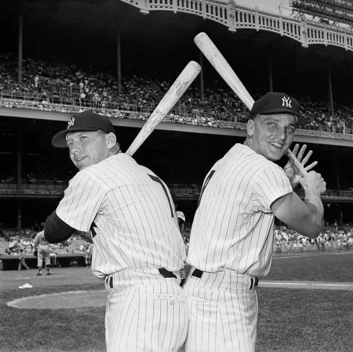 Framed Print : New York Yankees Mickey Mantle and Roger Maris Framed Print : New York Yankees Mickey Mantle and Roger Maris