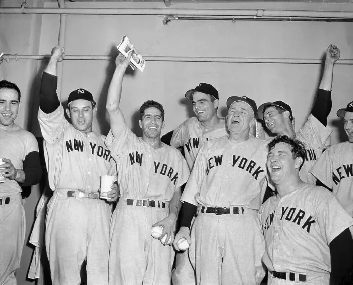 Framed Print : New York Yankees Rejoicing After World Series Win Framed Print : New York Yankees Rejoicing After World Series Win