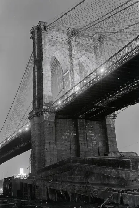 Framed Print : New York'S Brooklyn Bridge At Night Framed Print : New York'S Brooklyn Bridge At Night