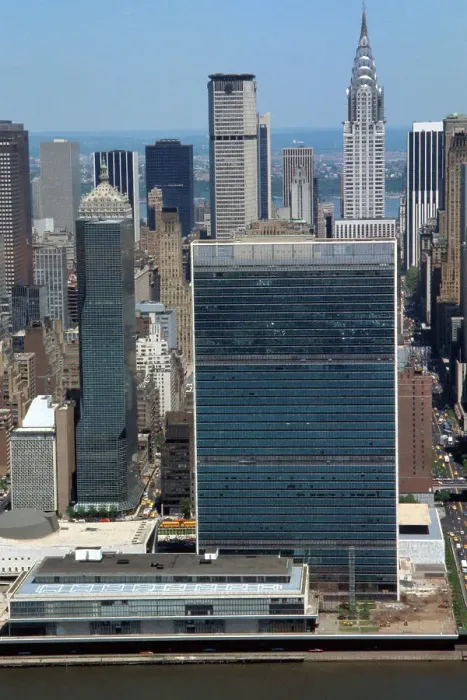 Framed Print : New York's UN Building
