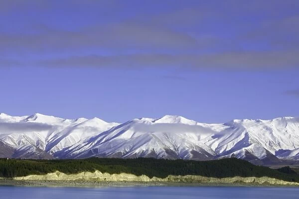 New Zealand, South Island, Canterbury, Ben Ohau Range, winter