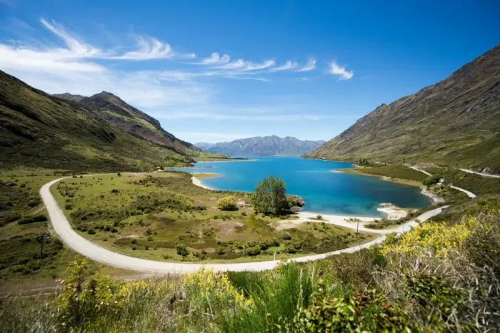 Framed Print : New Zealand in summer season