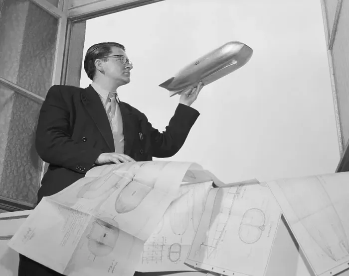 Framed Print : New Zeppelin Invented by Gerhard Gembe Framed Print : New Zeppelin Invented by Gerhard Gembe