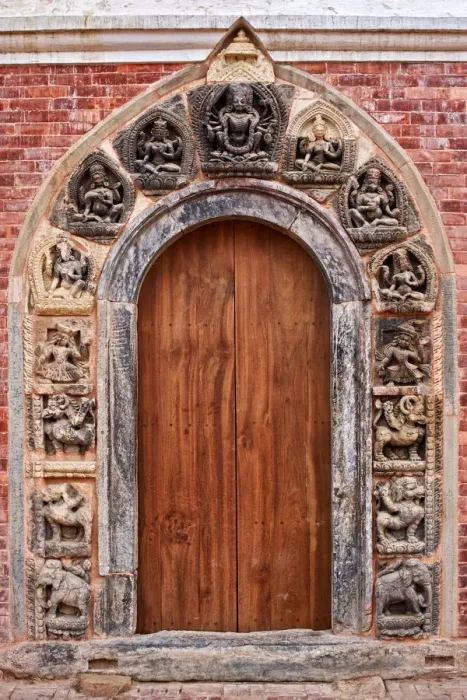 Framed Print : Newar Door, Patan Durbar Square, Kathmandu Framed Print : Newar Door, Patan Durbar Square, Kathmandu