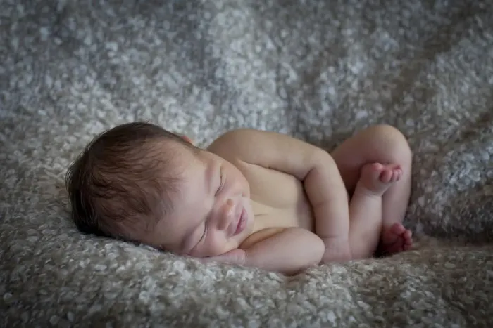 Framed Print : Newborn baby, five days, asleep Framed Print : Newborn baby, five days, asleep