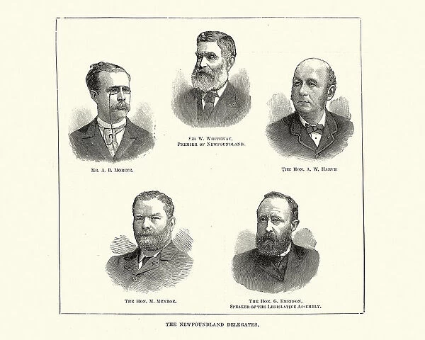 Newfoundland delegates, 1891, Sir William Whiteway Premier of Newfoundland