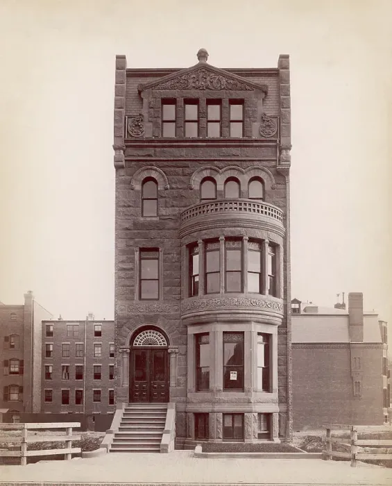 Framed Print : Newly Completed Brownstone Framed Print : Newly Completed Brownstone