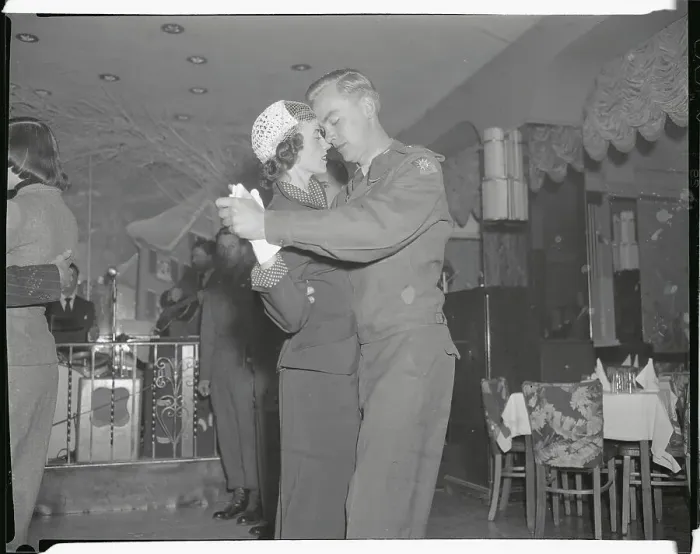 Framed Print : Newlyweds Mr and Mrs Brockway Dancing Close
