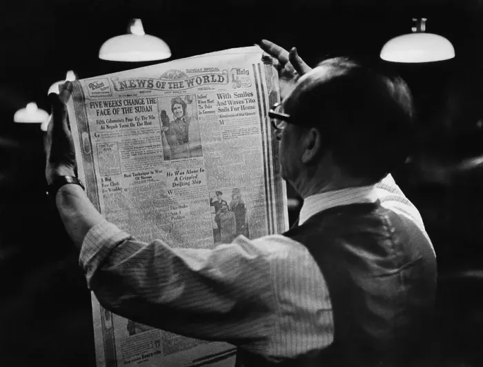 Framed Print : News Of The World