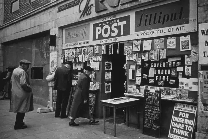 Framed Print : Newsagents Framed Print : Newsagents