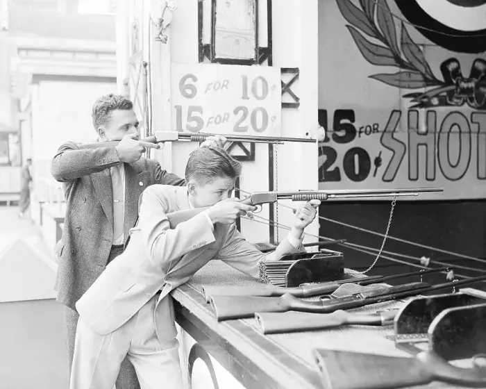 Framed Print : Newsboys Shooting t Coney Island Framed Print : Newsboys Shooting t Coney Island