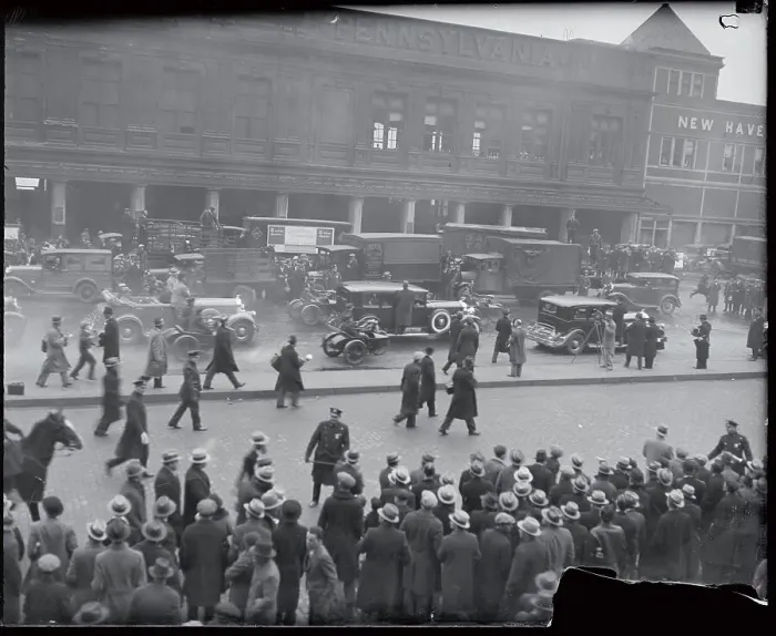 Framed Print : Newsmen Waiting for Roosevelt Framed Print : Newsmen Waiting for Roosevelt