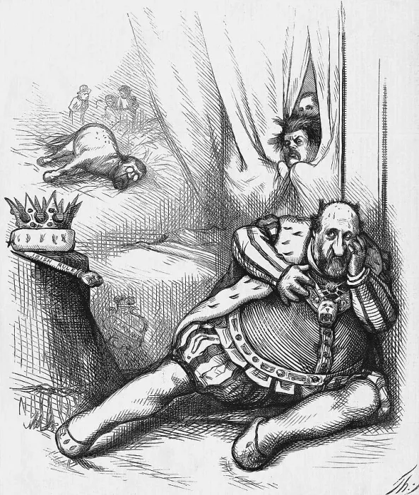 Framed Print : Newspaper Illustration of William Marcy Tweed Portraying Richard III by Thomas Nast Framed Print : Newspaper Illustration of William Marcy Tweed Portraying Richard III by Thomas Nast