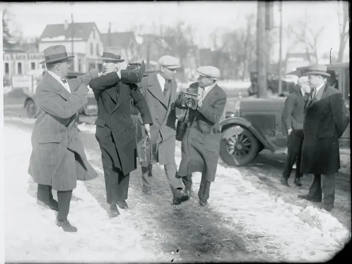 Framed Print : Newspaper Men Being Arrested Framed Print : Newspaper Men Being Arrested