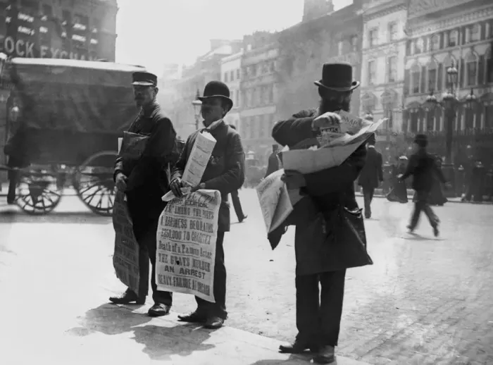 Framed Print : Newspaper Vendors