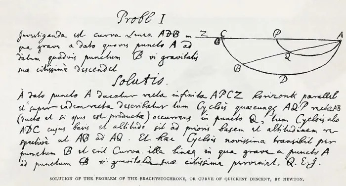 Framed Print : Newton's Notes and Diagram of a Physics Problem Framed Print : Newton's Notes and Diagram of a Physics Problem
