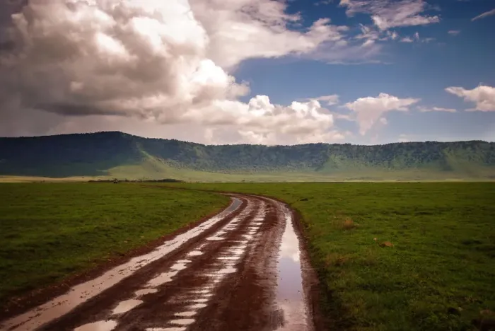 Framed Print : Ngorongoro crater after rain - Tanzania Framed Print : Ngorongoro crater after rain - Tanzania