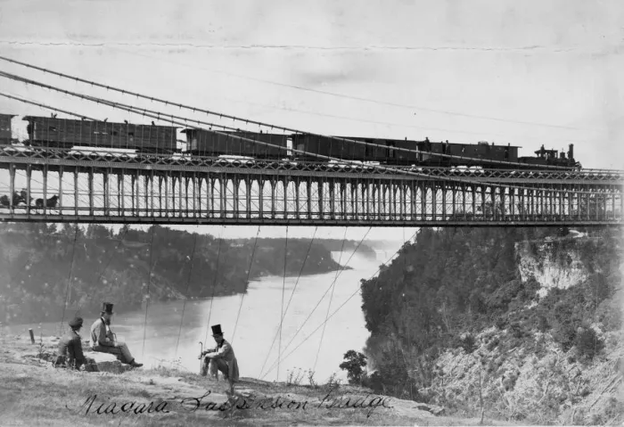 Framed Print : Niagara Bridge Framed Print : Niagara Bridge