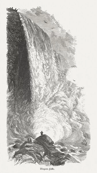 Niagara Falls, American side, New York, USA, published in 1880