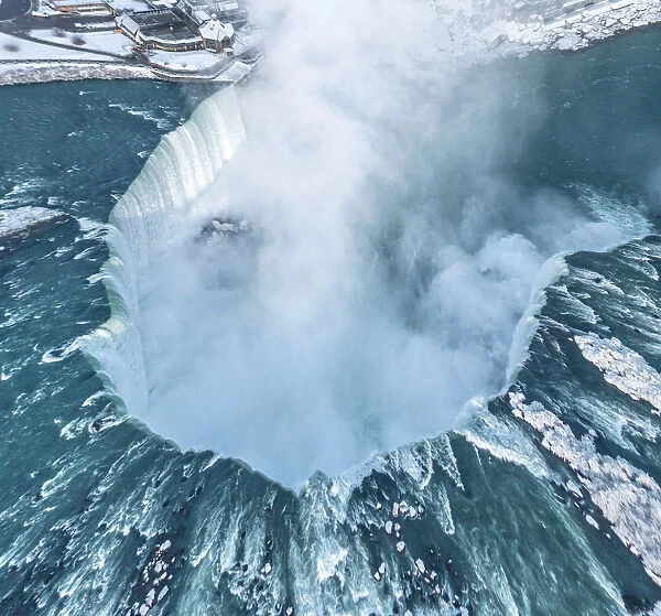 Niagra Horseshoe Falls from above in Winter : Stock Photo Comp Embed Share Add to Board Niagra Horseshoe Falls from above in Winter