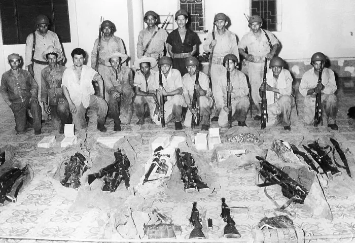 Framed Print : Nicaraguan National Guardsmen with Weapons Framed Print : Nicaraguan National Guardsmen with Weapons