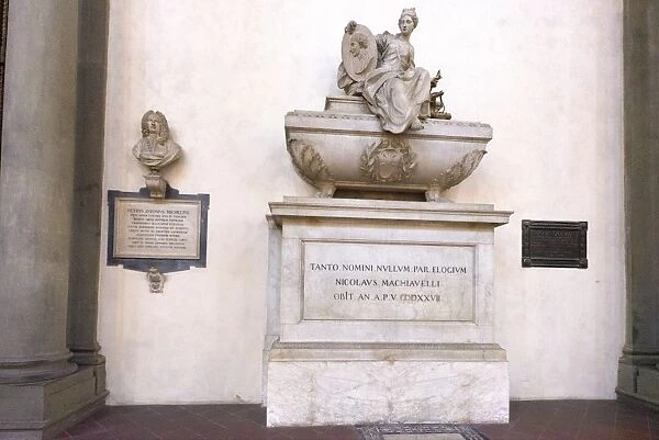 Niccolo Machiavellis Tomb St. croce Florence