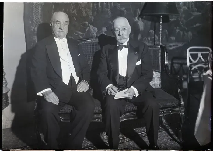 Framed Print : Nicholas Butler and George Wickersham and Dinner Framed Print : Nicholas Butler and George Wickersham and Dinner