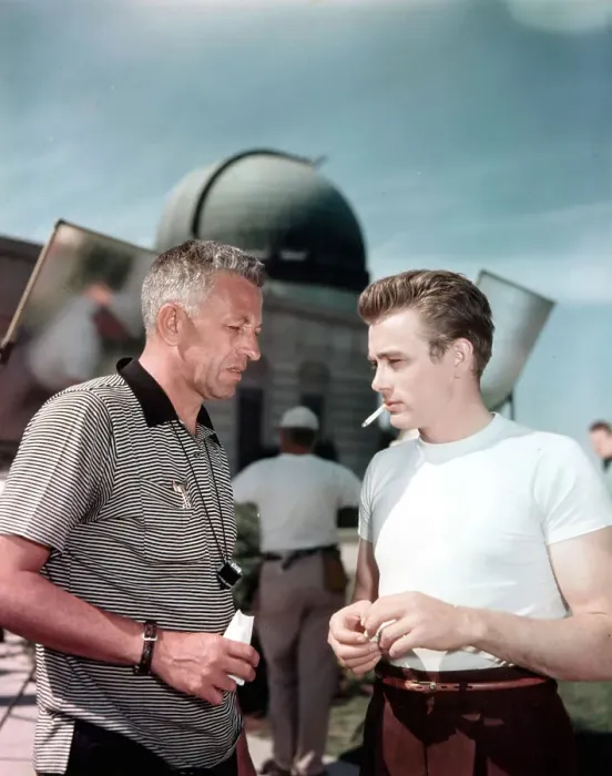 Framed Print : Nicholas Ray And James Dean In Rebel Without A Cause Framed Print : Nicholas Ray And James Dean In Rebel Without A Cause