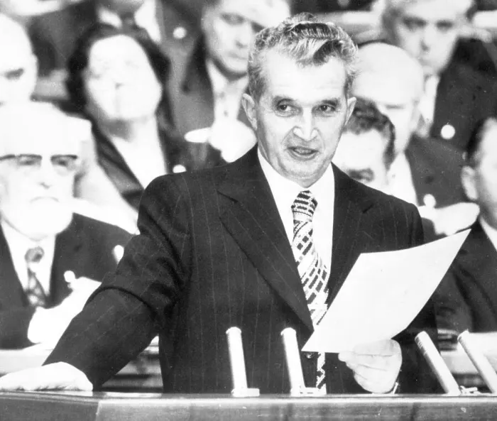 Framed Print : Nicolae Ceausescu Addressing Congress Framed Print : Nicolae Ceausescu Addressing Congress