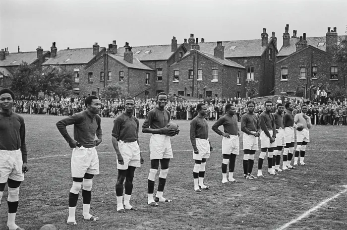 Framed Print : Nigeria National Football Team In The UK