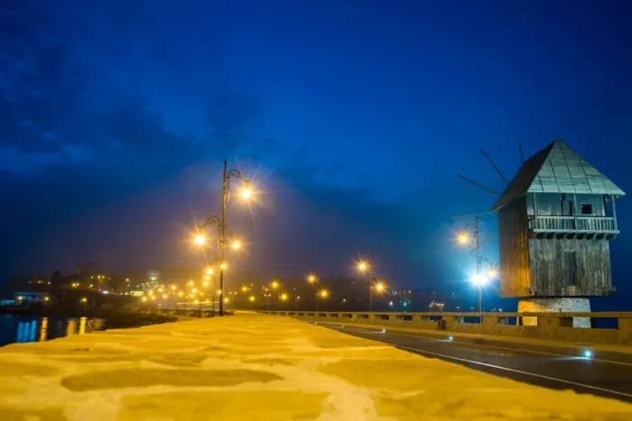 Framed Print : Night over Nessebar Framed Print : Night over Nessebar