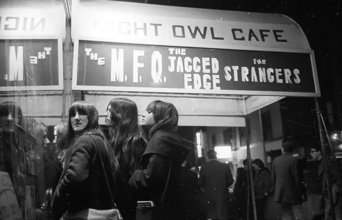 Framed Print : Night Owl Cafe Exterior Framed Print : Night Owl Cafe Exterior