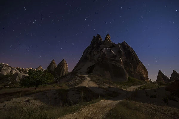 Night shot of Cappadocia