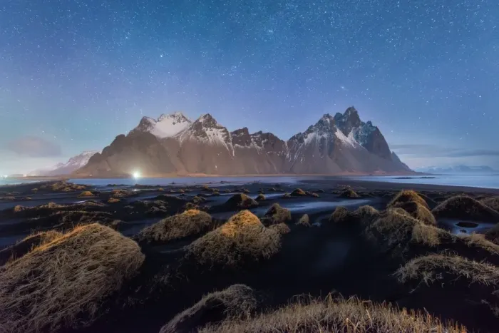 Framed Print : Night shot of Vesturhorn Framed Print : Night shot of Vesturhorn