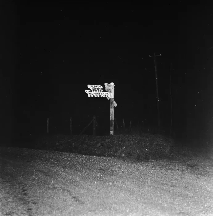 Framed Print : Night-Time Directions