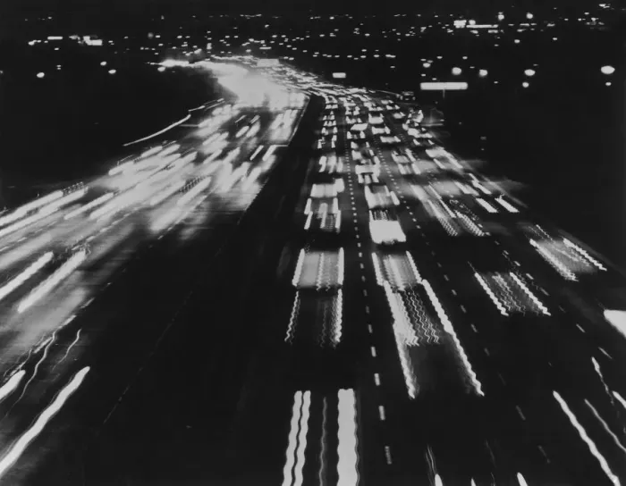 Framed Print : Night Traffic Framed Print : Night Traffic