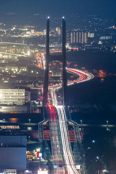 Night view of Tajiri Sky Bridge