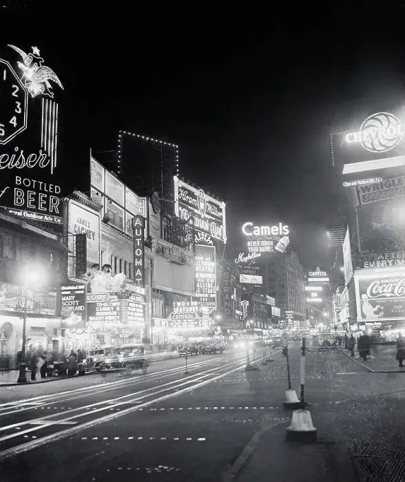 Framed Print : Night View of Times Square Framed Print : Night View of Times Square