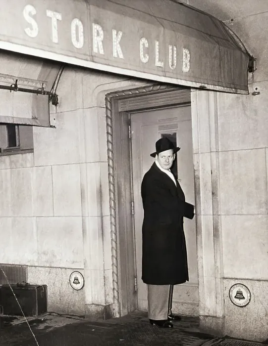 Framed Print : Nightclub Host Locking Stork Club Framed Print : Nightclub Host Locking Stork Club