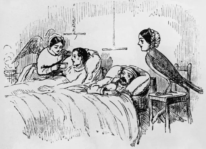 Framed Print : Nightingale Nurses Framed Print : Nightingale Nurses