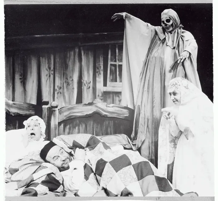 Framed Print : Nightmarish Apparitions Scaring Two Old People Framed Print : Nightmarish Apparitions Scaring Two Old People