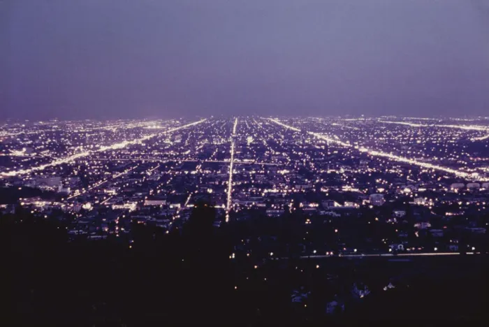 Framed Print : Nighttime Los Angeles Framed Print : Nighttime Los Angeles