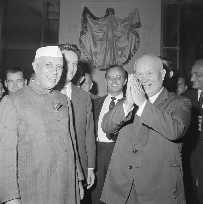 Framed Print : Nikita Khrushchev With Jawarhalal Nehru Framed Print : Nikita Khrushchev With Jawarhalal Nehru