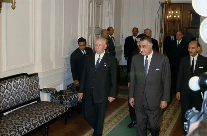 Framed Print : Nikolai Podgorny And Gamal Abdel Nasser Framed Print : Nikolai Podgorny And Gamal Abdel Nasser